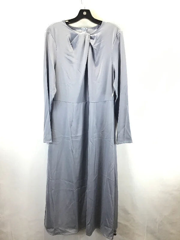 Dress Casual Midi By Clothes Mentor In Grey, Size: Xl