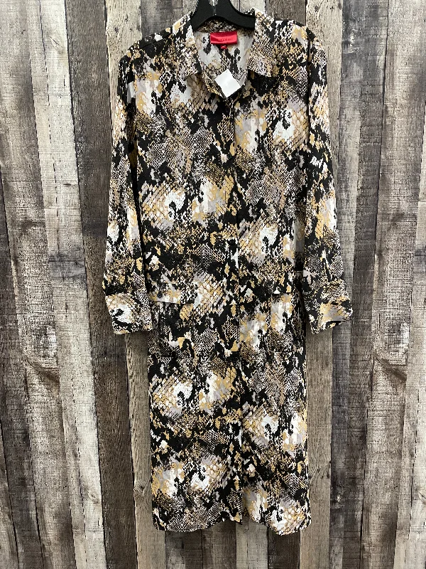 Dress Party Midi By Jennifer Lopez In Animal Print, Size: 2x