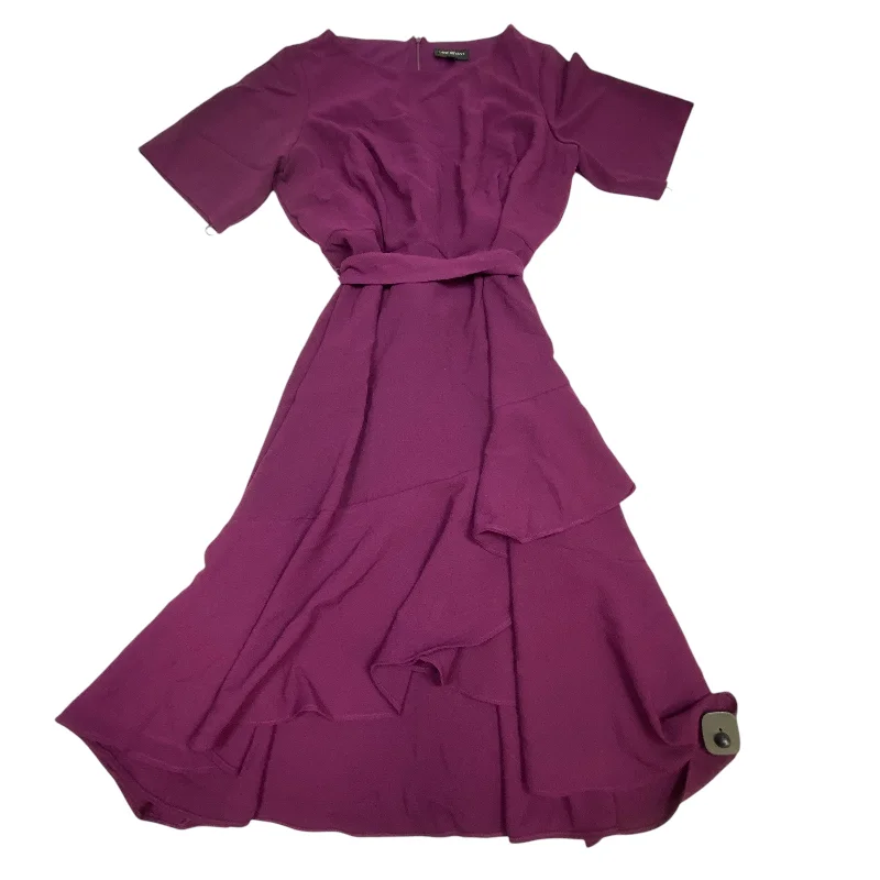 Dress Party Midi By Lane Bryant In Purple, Size: 3x