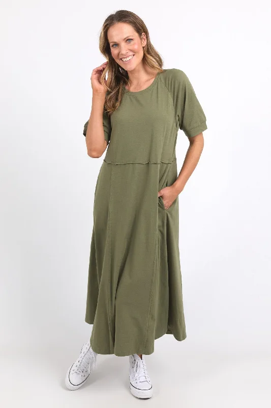 Elm York Midi Dress Clover