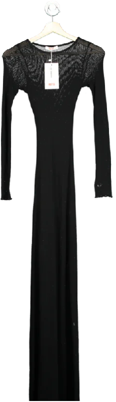 Bayse Black Giselle Maxi Dress UK XS