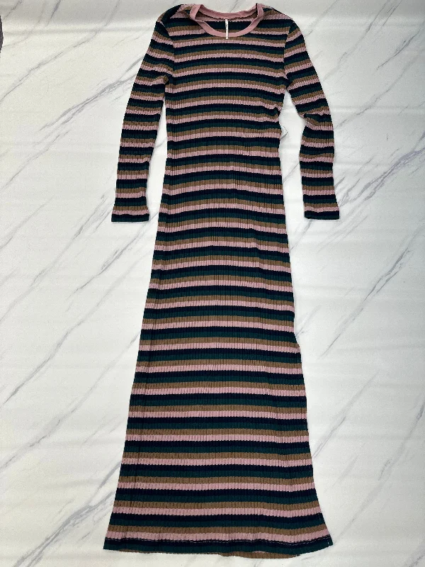 Dress Casual Maxi By Free People In Striped Pattern, Size: M