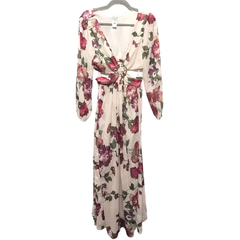 Dress Party Long By Clothes Mentor In Floral Print, Size: 8