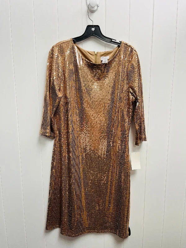 Dress Party Short By ALexa b In Gold, Size: L