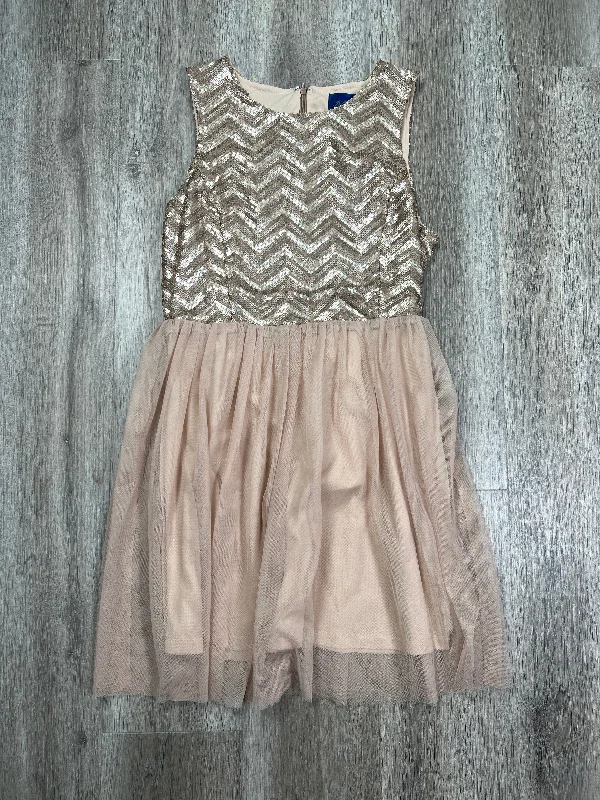 Dress Party Short By Blue Rain In Beige, Size: M