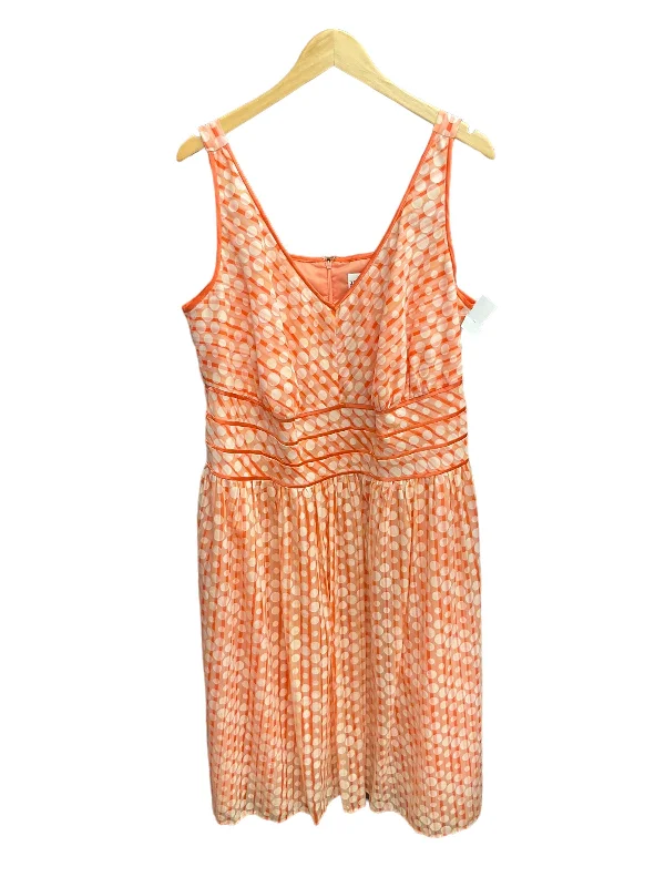 Dress Party Short By Robbie Bee In Orange, Size: 3x