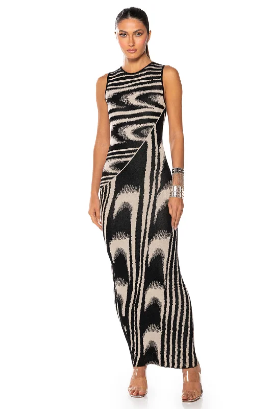 HURRICANE MAXI BODYCON DRESS