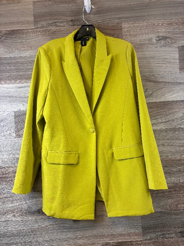 Blazer By Clothes Mentor In Green, Size: L