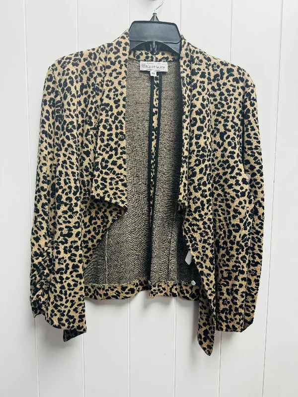 Blazer By Elliott Lauren In Animal Print, Size: M