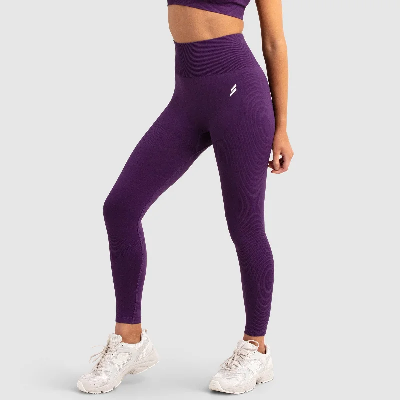 Impact Seamless Leggings - Plum