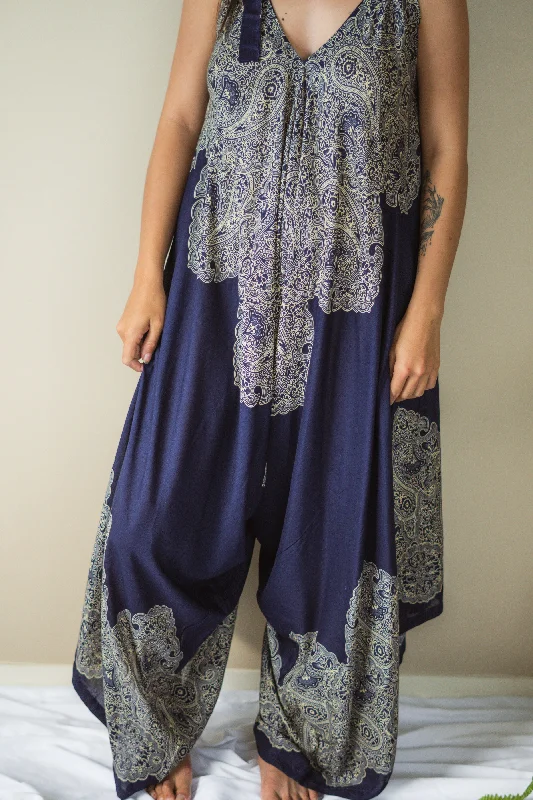 Mandala Tie-Up Jumpsuit