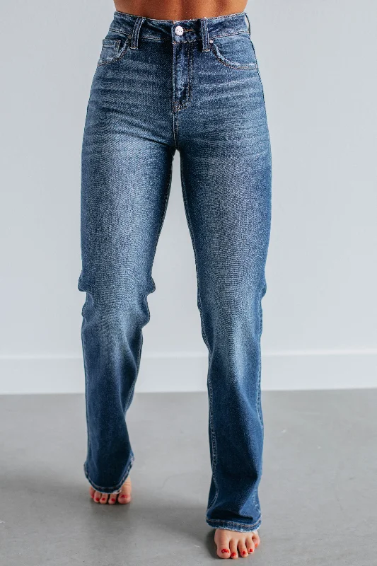 Maranie Risen Jeans - Dark Wash